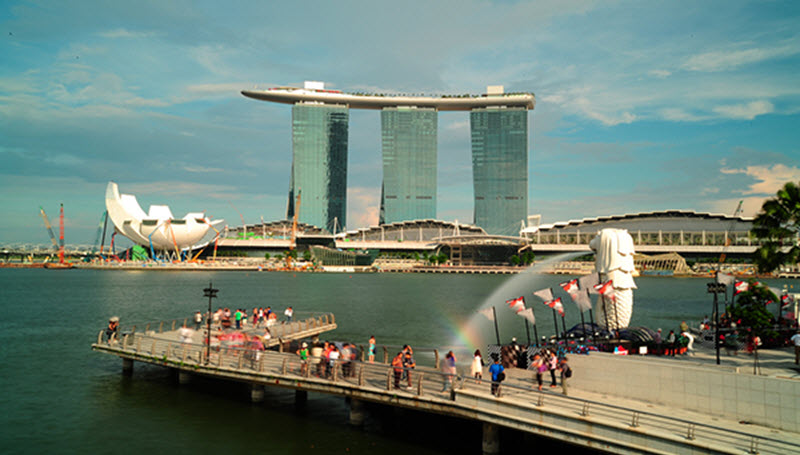 Vịnh Marina, du lịch Singapore malaysia tự túc