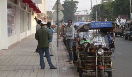 lào, xe tuk tuk