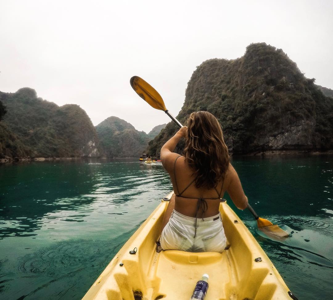 Hạ Long, chèo thuyền Kayak, Kayaking