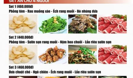 Menu lẩu hói