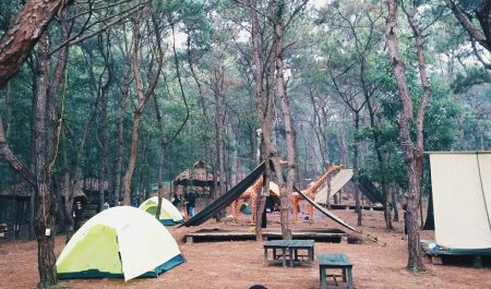 địa điểm camping gần Hà Nội