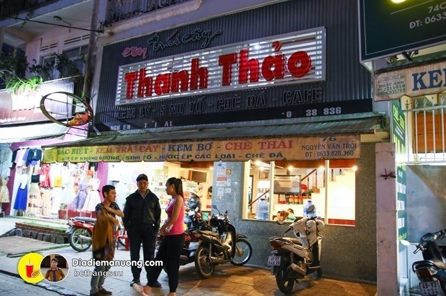 Quán kem bơ Thanh Thảo