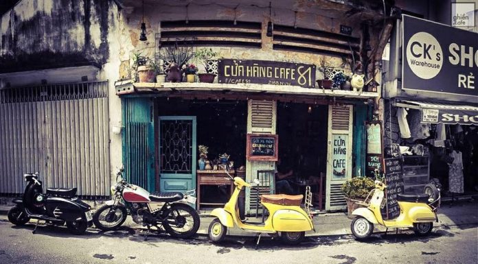Quán cafe đêm ở Sài Gòn