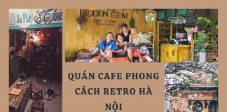 Quán cafe phong cách retro Hà Nội