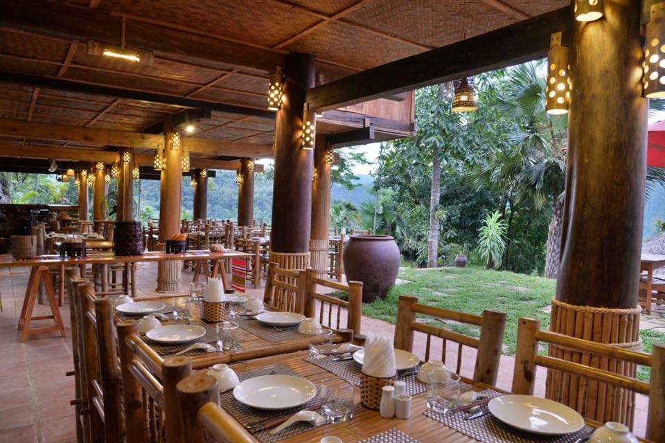 Nhà hàng ở Pù Luông retreat Thanh Hóa