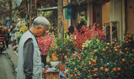 Chợ hoa Tết Hà Nội