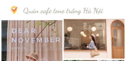 quán cafe tone trắng Hà Nội